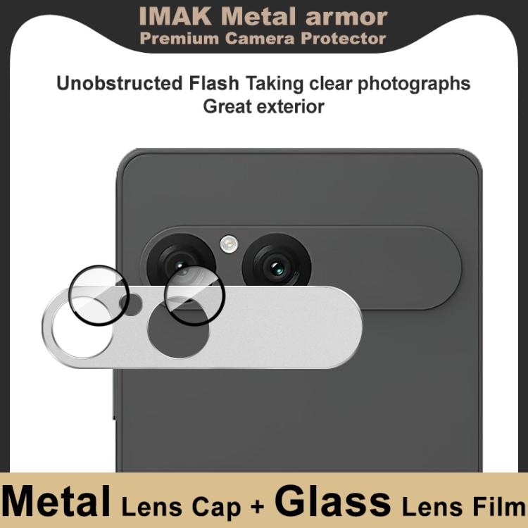 For Sony Xperia 10 VII IMAK Metal Armor Premium Camera Protector Film