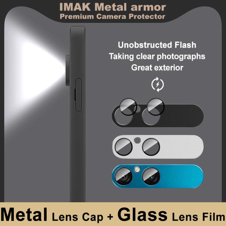 For Sony Xperia 10 VII IMAK Metal Armor Premium Camera Protector Film