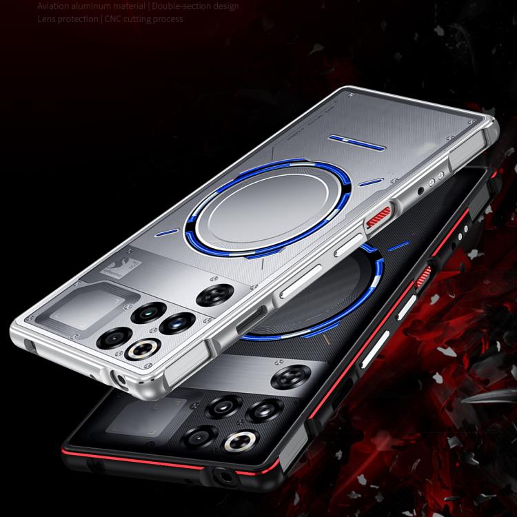 For ZTE nubia RedMagic 11 Pro / 11 Pro+ Aurora Series Metal Frame Phone Case