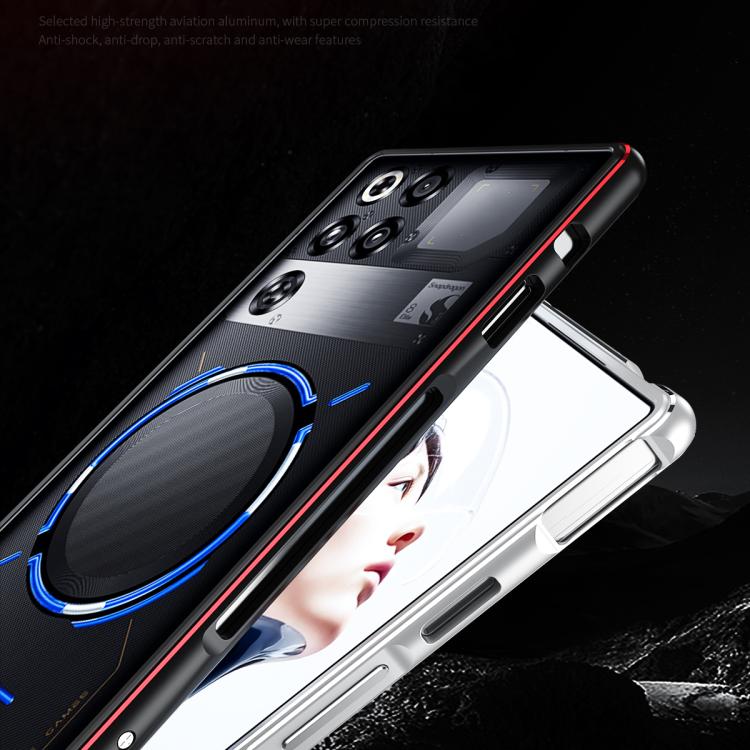 For ZTE nubia RedMagic 11 Pro / 11 Pro+ Aurora Series Metal Frame Phone Case
