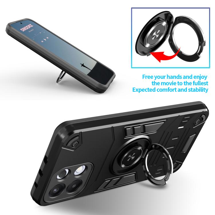 For OPPO K13 Rotating Holder TPU Hybrid PC Phone Case