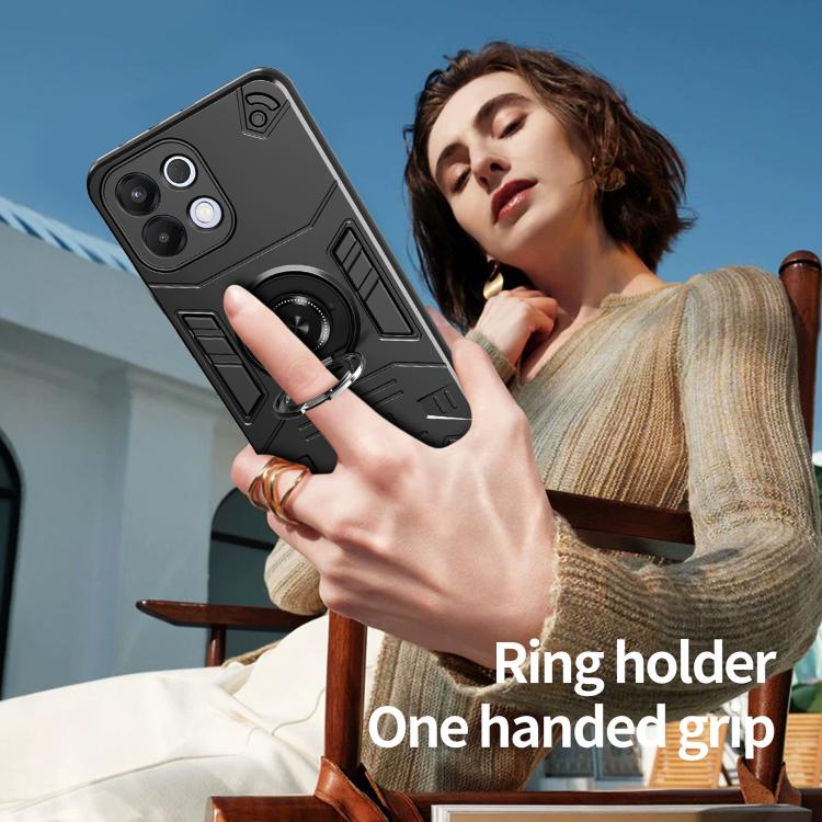 For OPPO K13 Rotating Holder TPU Hybrid PC Phone Case
