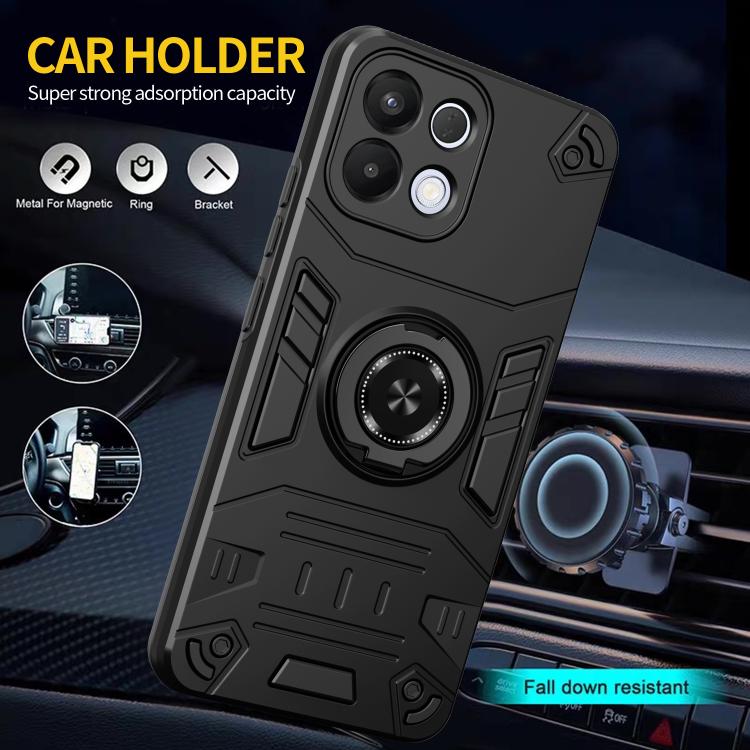 For OPPO K13 Rotating Holder TPU Hybrid PC Phone Case
