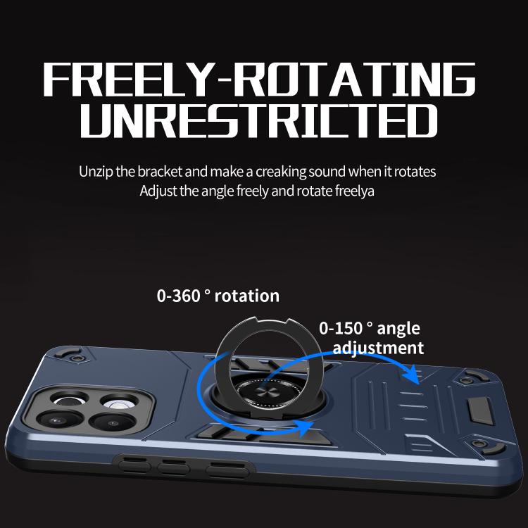 For OPPO K13 Rotating Holder TPU Hybrid PC Phone Case