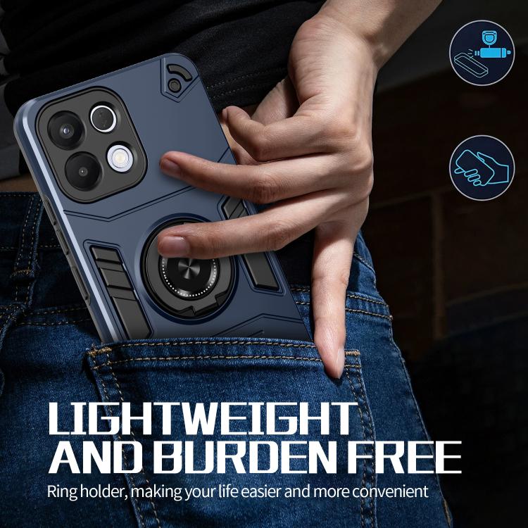 For OPPO K13 Rotating Holder TPU Hybrid PC Phone Case