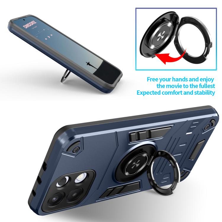 For OPPO K13 Rotating Holder TPU Hybrid PC Phone Case