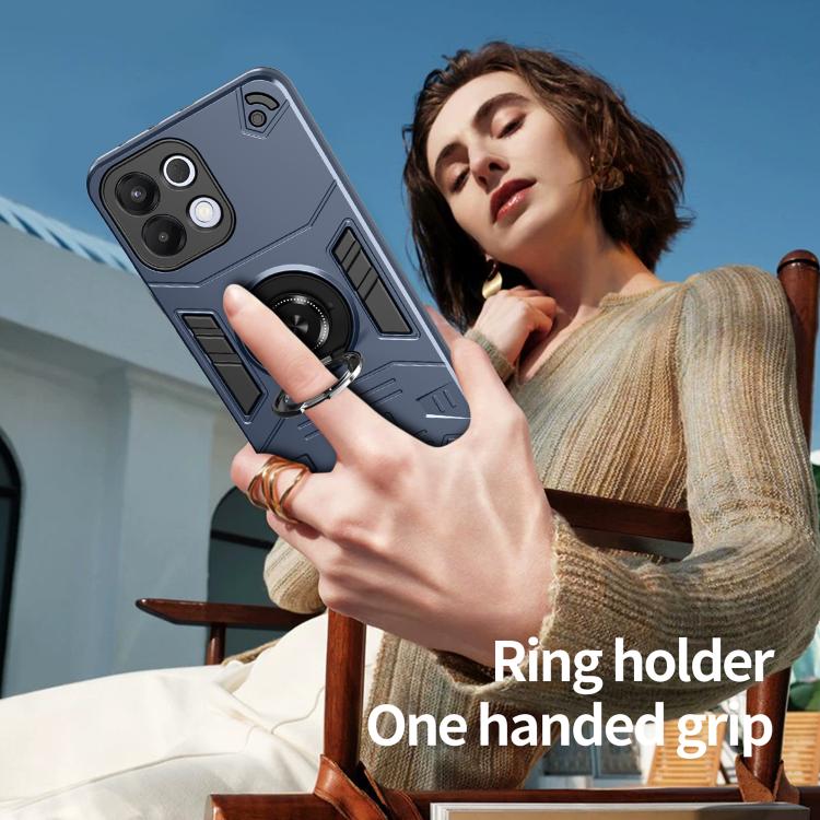 For OPPO K13 Rotating Holder TPU Hybrid PC Phone Case