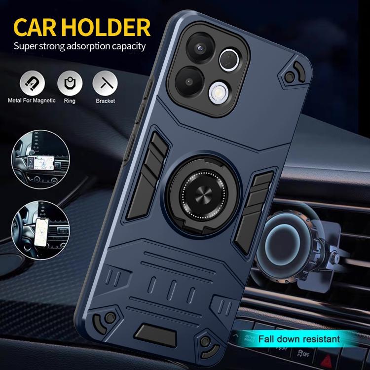 For OPPO K13 Rotating Holder TPU Hybrid PC Phone Case