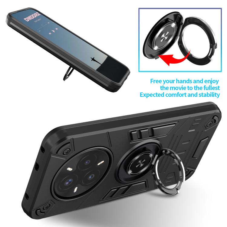 For Realme 14 Pro Rotating Holder TPU Hybrid PC Phone Case
