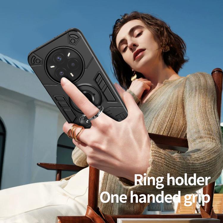 For Realme 14 Pro Rotating Holder TPU Hybrid PC Phone Case