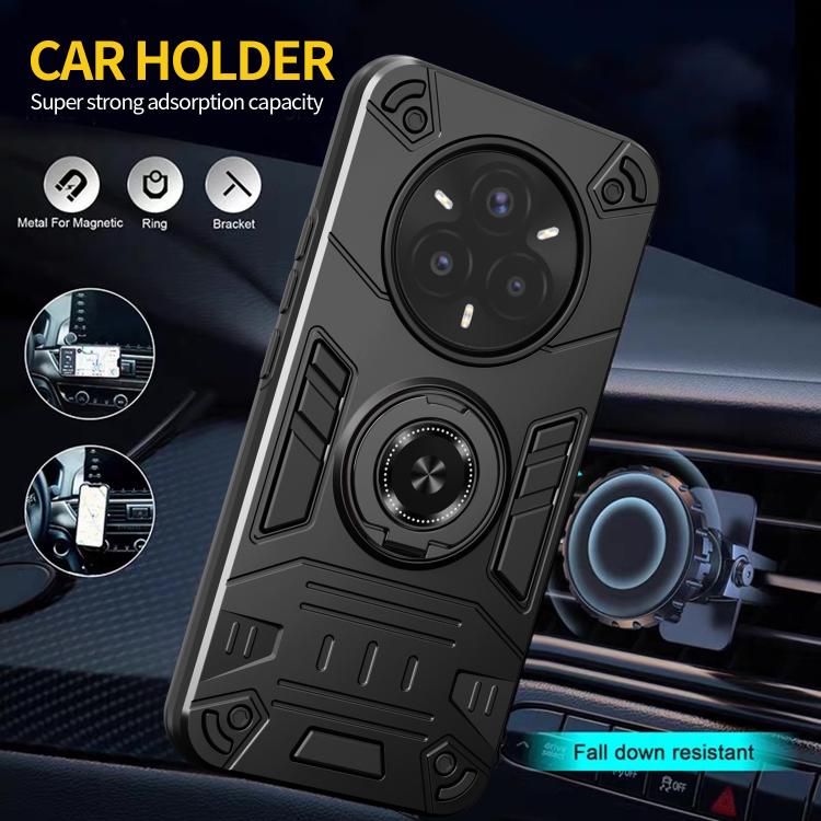 For Realme 14 Pro Rotating Holder TPU Hybrid PC Phone Case