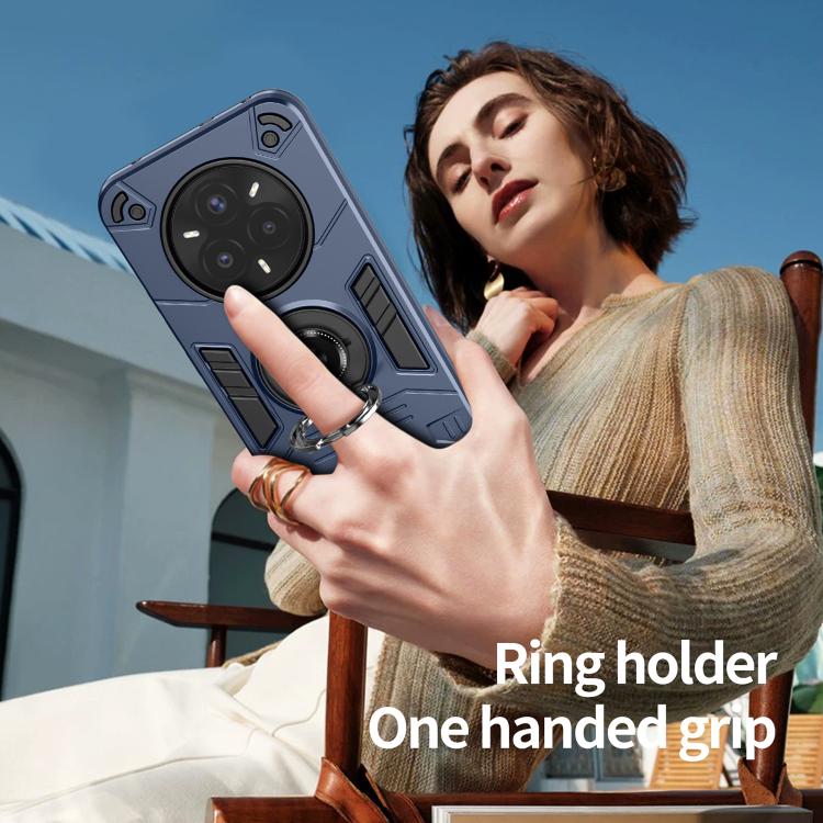 For Realme 14 Pro+ 5G / P3 Pro Rotating Holder TPU Hybrid PC Phone Case