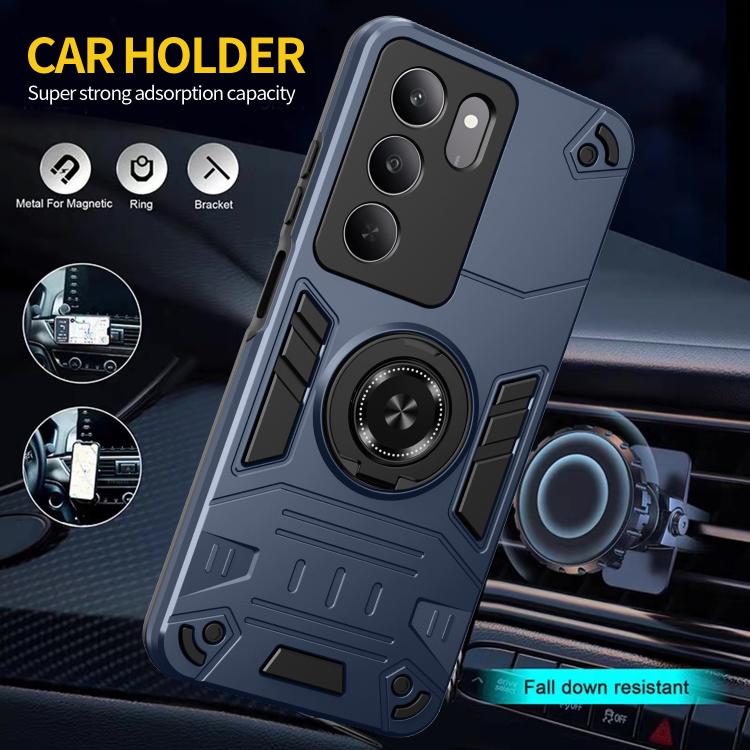 For Realme 14x / P3x Rotating Holder TPU Hybrid PC Phone Case