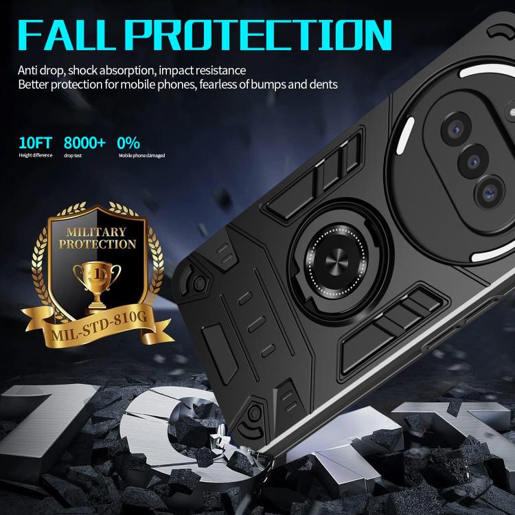 For Nothing Phone 3a Rotating Holder TPU Hybrid PC Phone Case