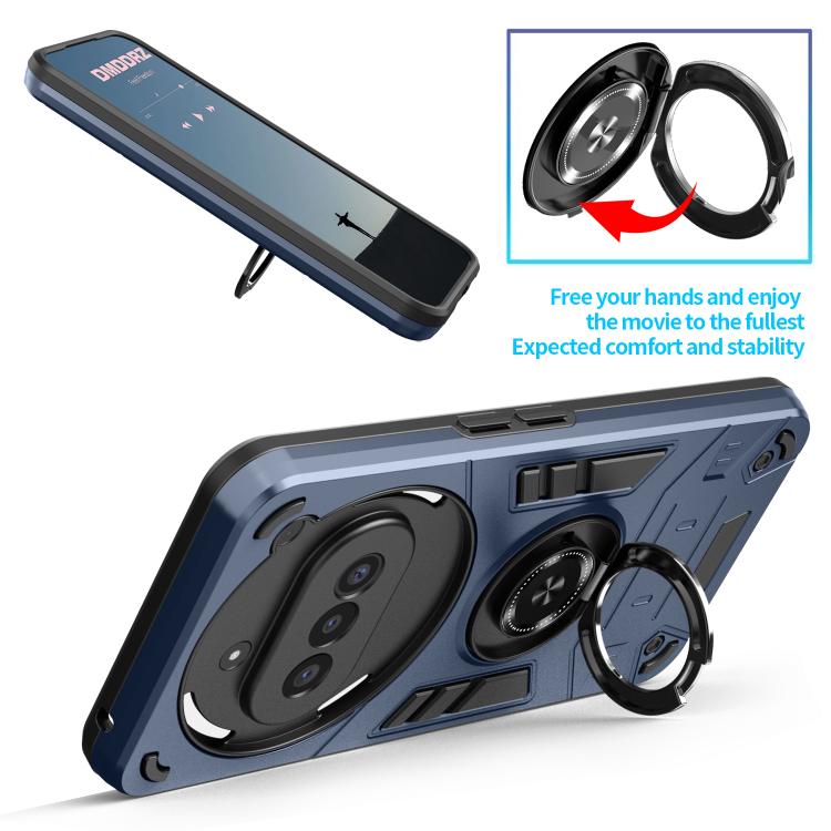 For Nothing Phone 3a Rotating Holder TPU Hybrid PC Phone Case