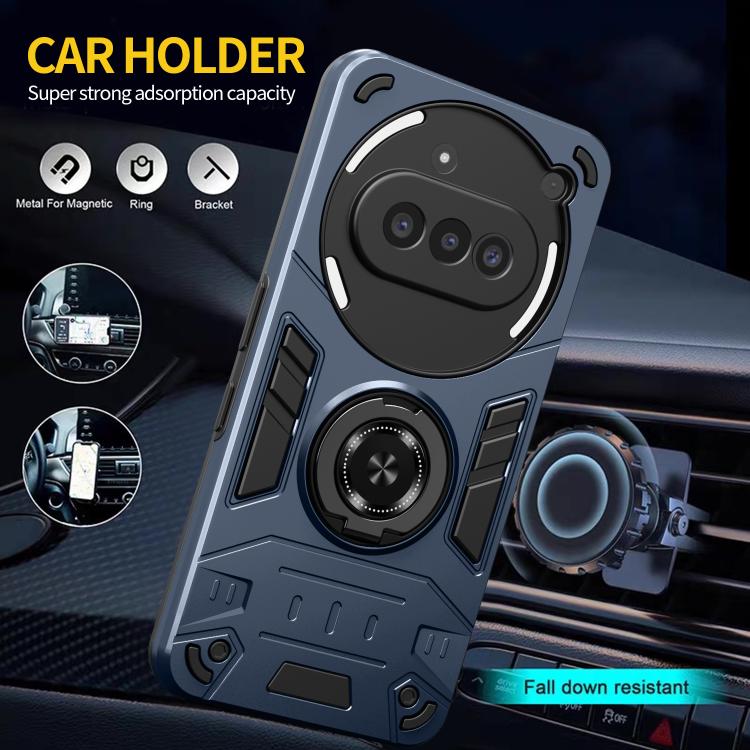 For Nothing Phone 3a Rotating Holder TPU Hybrid PC Phone Case