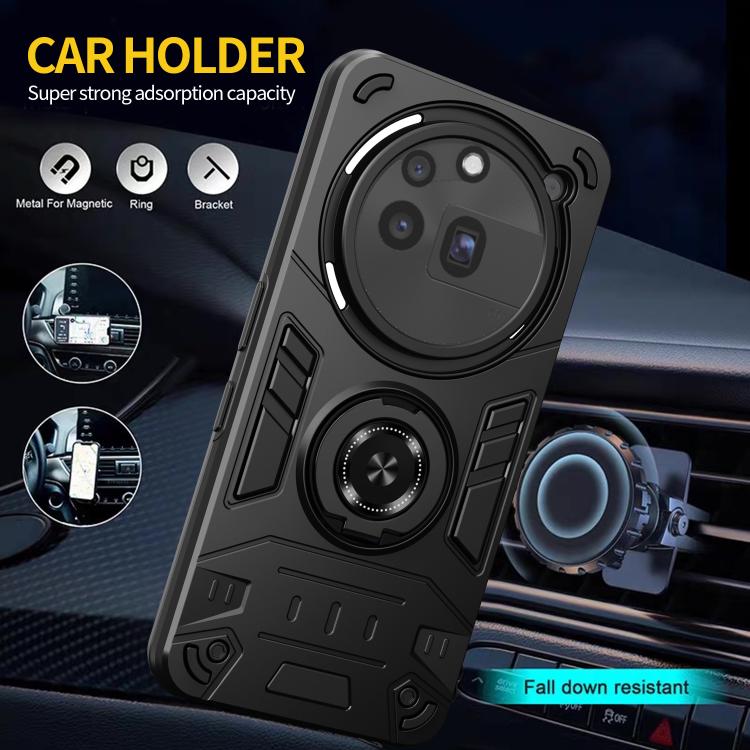 For Nothing Phone 3a Pro Rotating Holder TPU Hybrid PC Phone Case