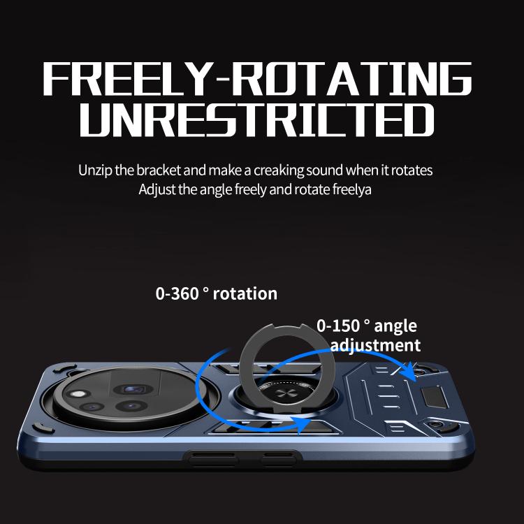 For Nothing Phone 3a Pro Rotating Holder TPU Hybrid PC Phone Case
