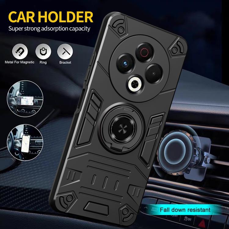 For Tecno Spark 30C Rotating Holder TPU Hybrid PC Phone Case