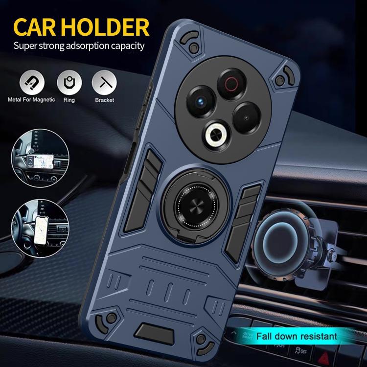 For Tecno Spark 30C Rotating Holder TPU Hybrid PC Phone Case