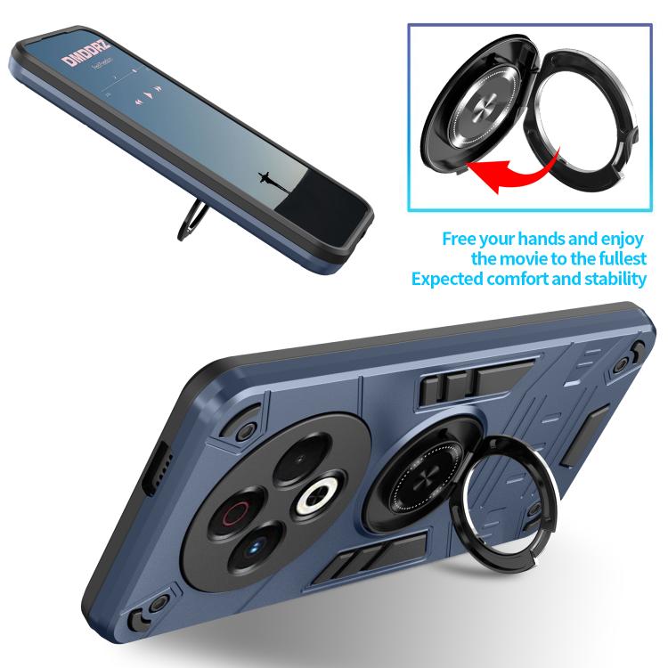 For Tecno Spark 30 4G Rotating Holder TPU Hybrid PC Phone Case