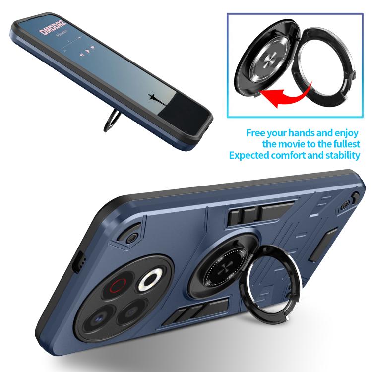 For Tecno Spark 30 Pro 4G Rotating Holder TPU Hybrid PC Phone Case