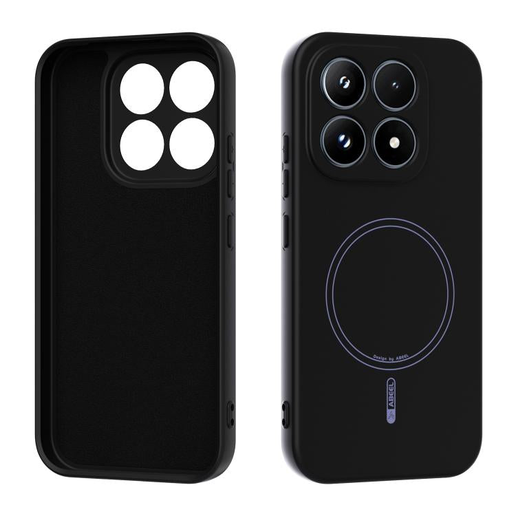For Xiaomi 17 ABEEL Skin-friendly Feel Magsafe Liquid Silicone Phone Case