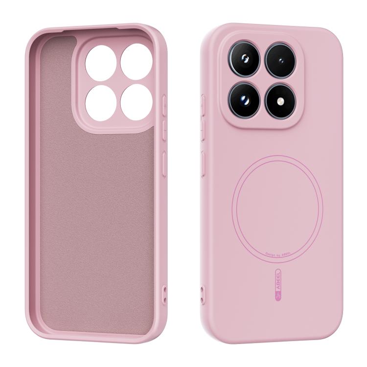 For Xiaomi 17 ABEEL Skin-friendly Feel Magsafe Liquid Silicone Phone Case