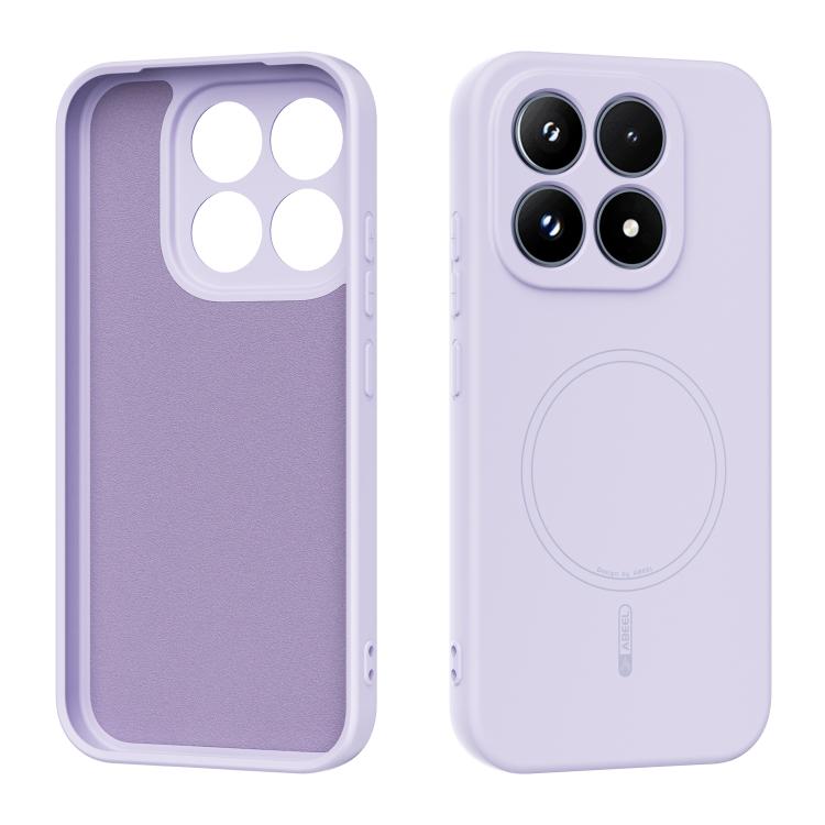 For Xiaomi 17 ABEEL Skin-friendly Feel Magsafe Liquid Silicone Phone Case