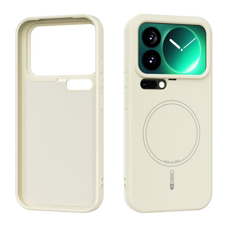 For Xiaomi 17 Pro ABEEL Skin-friendly Feel Magsafe Liquid Silicone Phone Case