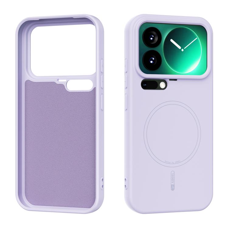 For Xiaomi 17 Pro ABEEL Skin-friendly Feel Magsafe Liquid Silicone Phone Case