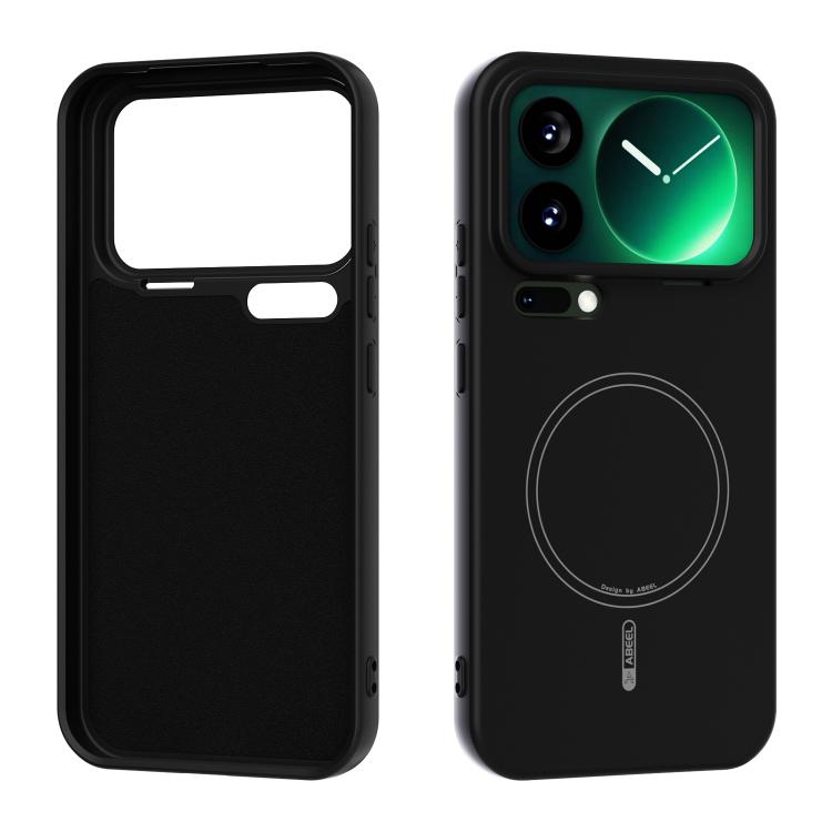 For Xiaomi 17 Pro Max ABEEL Skin-friendly Feel Magsafe Liquid Silicone Phone Case