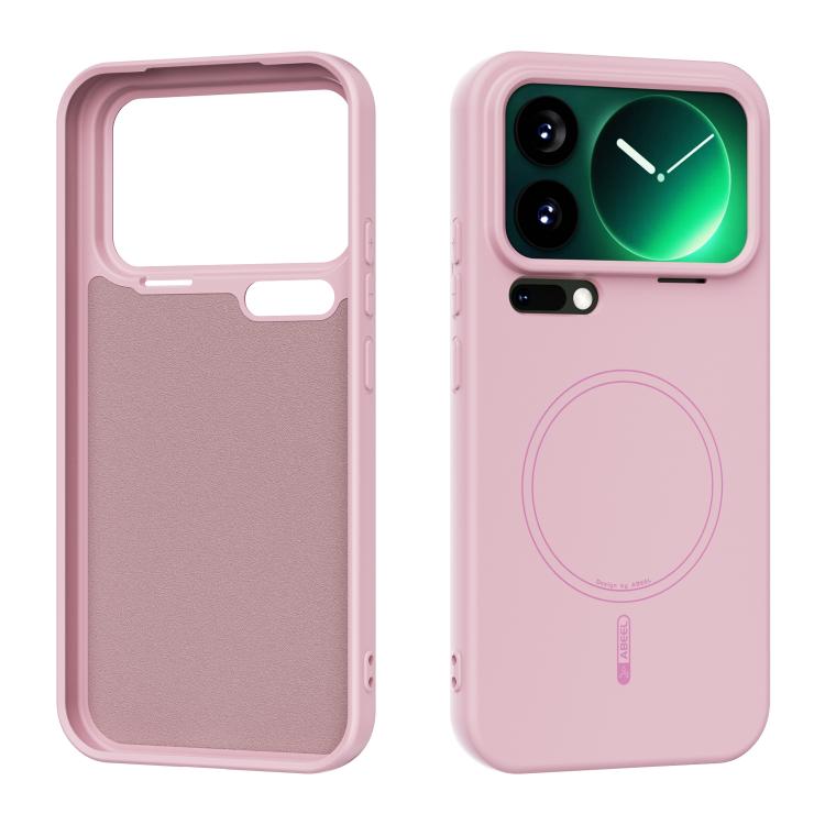 For Xiaomi 17 Pro Max ABEEL Skin-friendly Feel Magsafe Liquid Silicone Phone Case