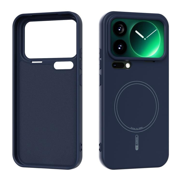 For Xiaomi 17 Pro Max ABEEL Skin-friendly Feel Magsafe Liquid Silicone Phone Case