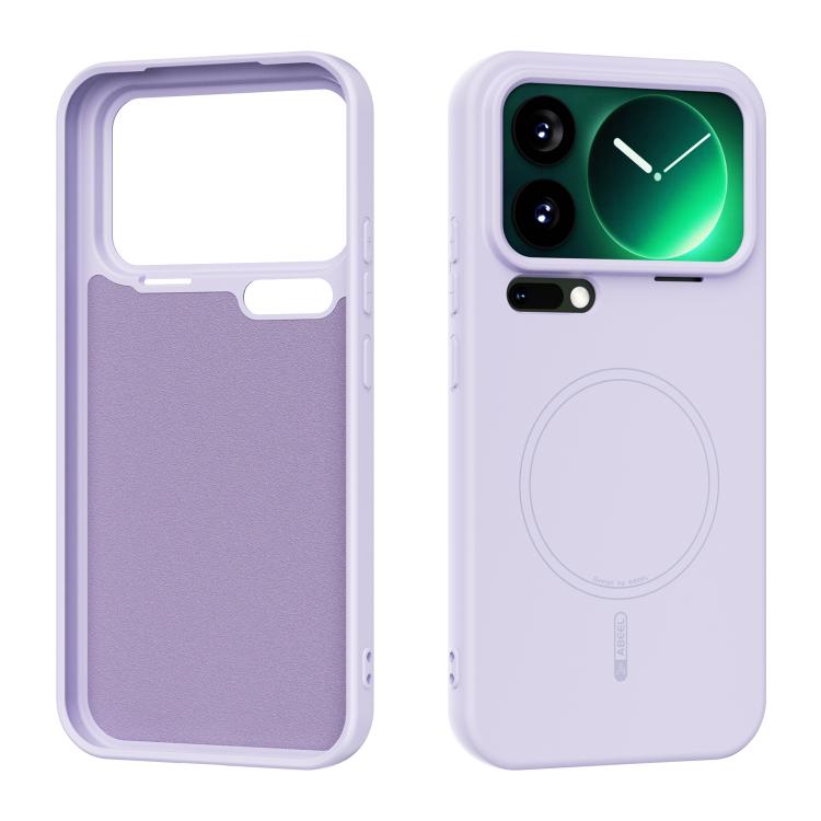 For Xiaomi 17 Pro Max ABEEL Skin-friendly Feel Magsafe Liquid Silicone Phone Case