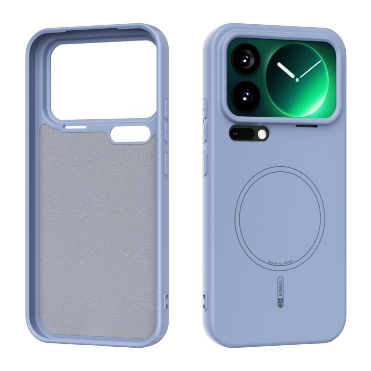 For Xiaomi 17 Pro Max ABEEL Skin-friendly Feel Magsafe Liquid Silicone Phone Case