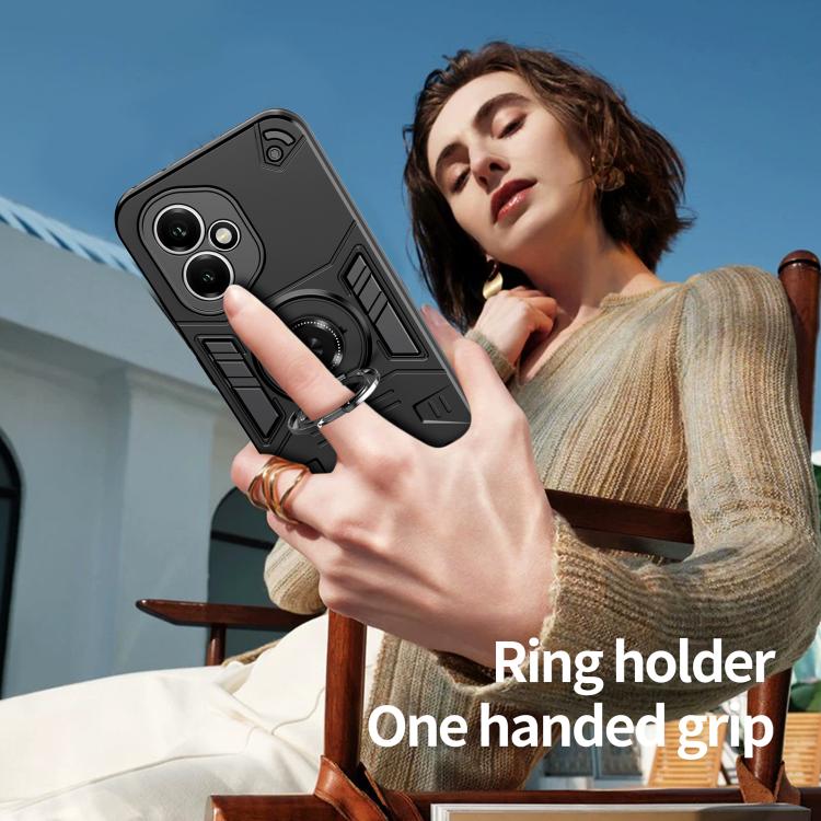 For Honor 400 Global 156.5mm Rotating Holder TPU Hybrid PC Phone Case