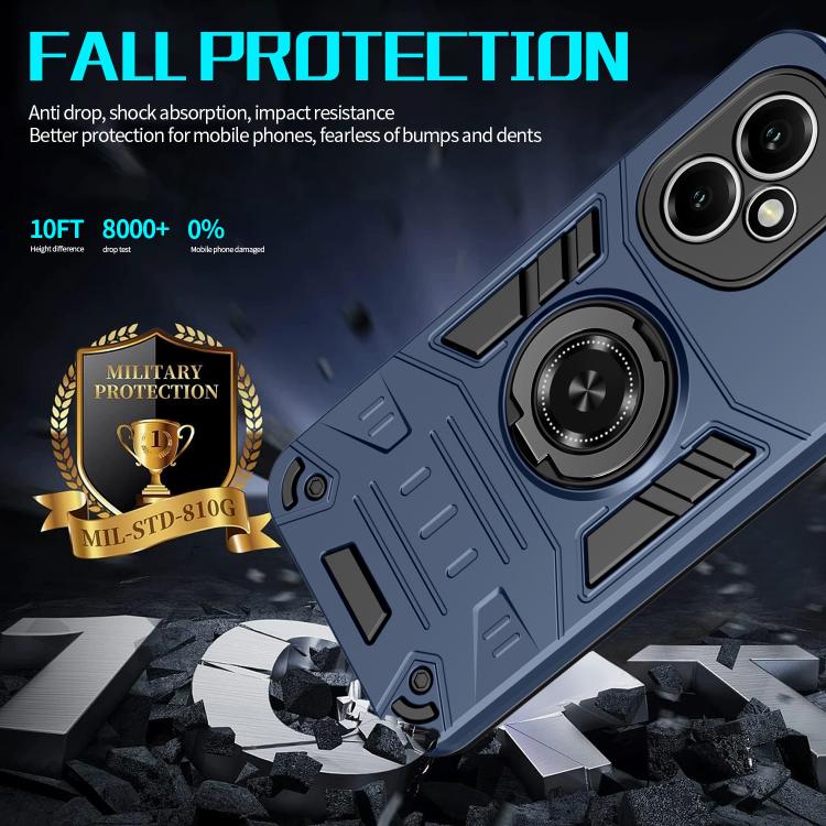 For Honor 400 Global 156.5mm Rotating Holder TPU Hybrid PC Phone Case