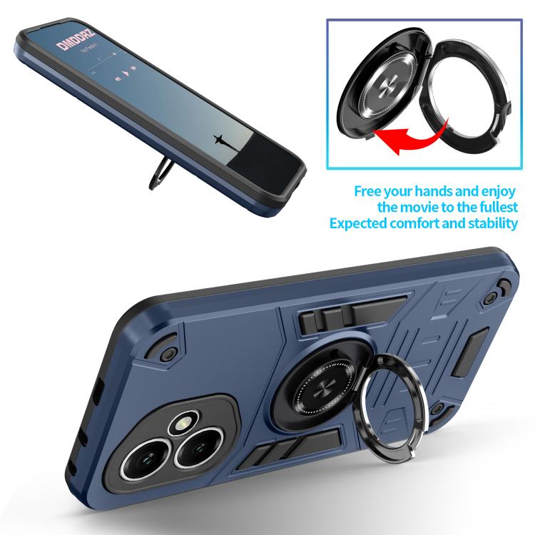 For Honor 400 Global 156.5mm Rotating Holder TPU Hybrid PC Phone Case