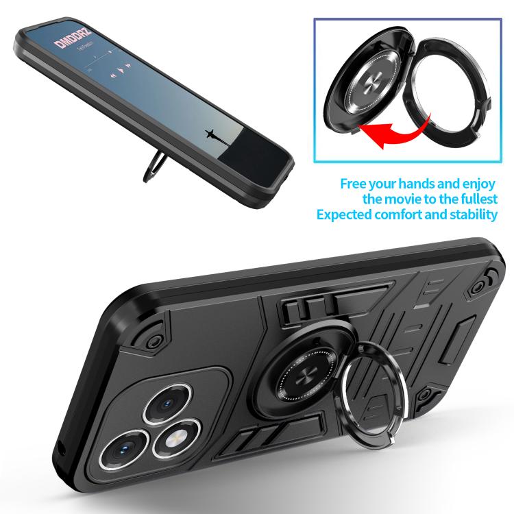 For Honor 400 Lite Global Rotating Holder TPU Hybrid PC Phone Case
