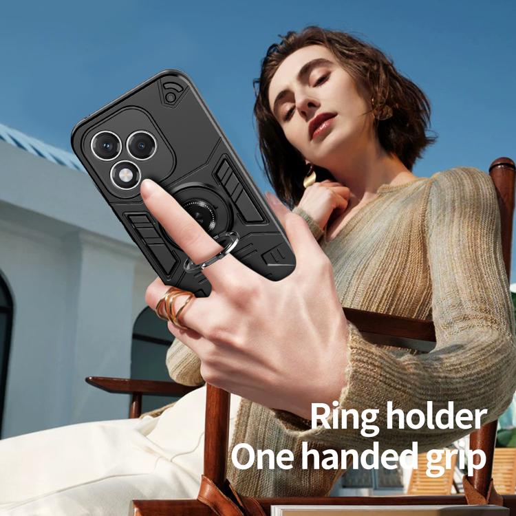 For Honor 400 Lite Global Rotating Holder TPU Hybrid PC Phone Case
