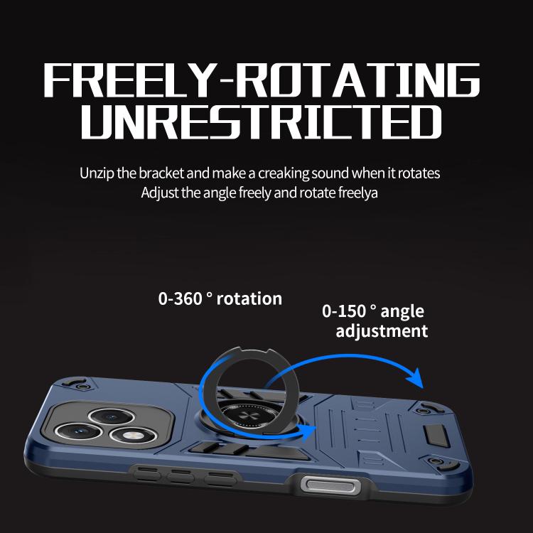 For Honor 400 Lite Global Rotating Holder TPU Hybrid PC Phone Case