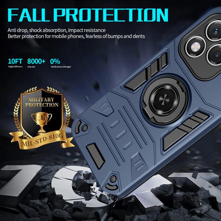 For Honor 400 Lite Global Rotating Holder TPU Hybrid PC Phone Case