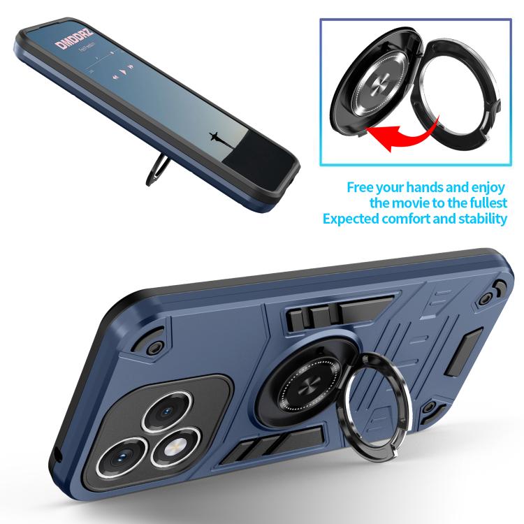 For Honor 400 Lite Global Rotating Holder TPU Hybrid PC Phone Case
