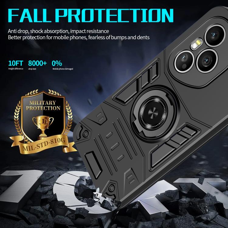 For Honor 400 Pro Global 160.8mm Rotating Holder TPU Hybrid PC Phone Case