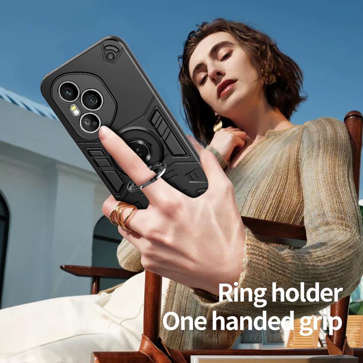 For Honor 400 Pro Global 160.8mm Rotating Holder TPU Hybrid PC Phone Case