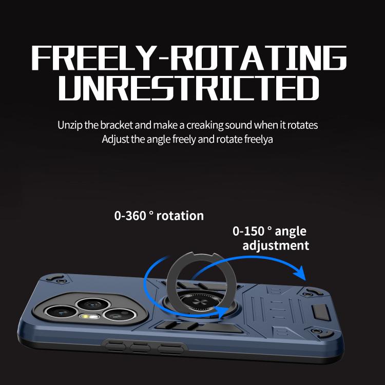 For Honor 400 Pro Global 160.8mm Rotating Holder TPU Hybrid PC Phone Case