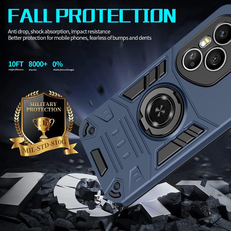 For Honor 400 Pro Global 160.8mm Rotating Holder TPU Hybrid PC Phone Case