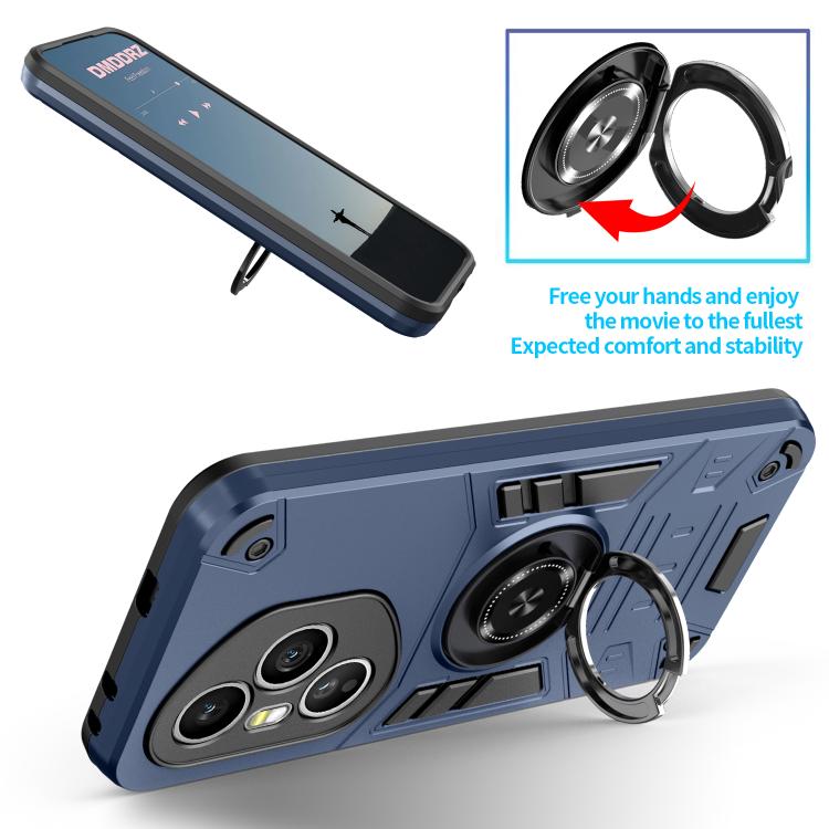 For Honor 400 Pro Global 160.8mm Rotating Holder TPU Hybrid PC Phone Case