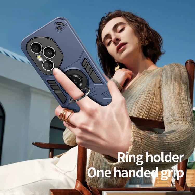 For Honor 400 Pro Global 160.8mm Rotating Holder TPU Hybrid PC Phone Case